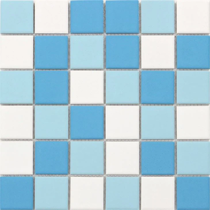 Темно-синяя мозаичная плитка для бассейна