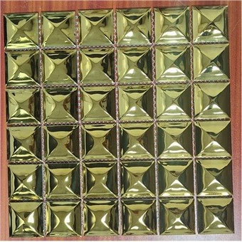 Мозаичный фартук из нержавеющей стали